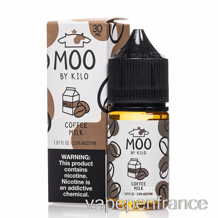 Café Au Lait - Sels De Moo - 30 Ml 50 Mg Stylo Vape